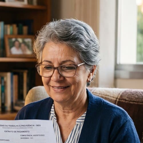 Mulher 60+ anos sorrindo, retrato caseiro, ambiente natural